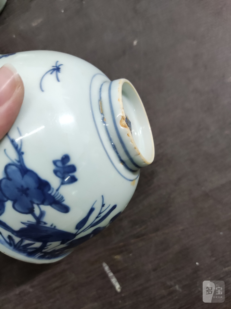 明 青花喜上眉梢纹碗 - 图8